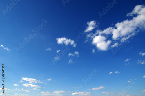 blue sky and clouds