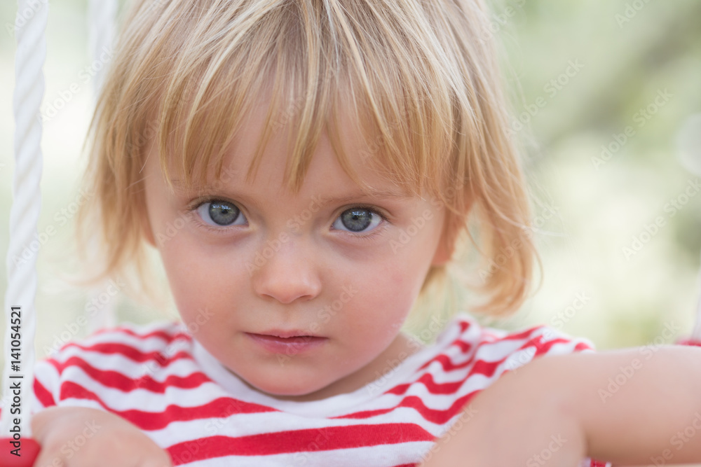 serious thinking or sad young baby caucasian blonde real people girl close portrait outdoor serious thinking or sad young baby caucasian blonde real people girl close portrait outdoor