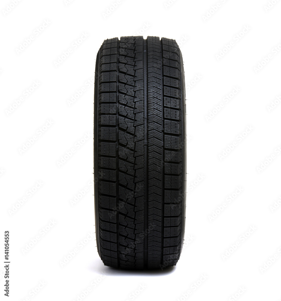 Car tire isolated on white Car tire isolated on white