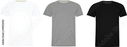 T shirt template vector