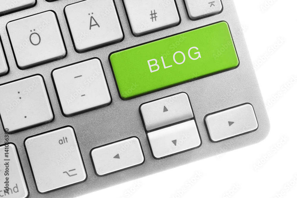 Blog bloggen Taste Tastatur Computer PC Internet Blog bloggen Taste Tastatur Computer PC Internet