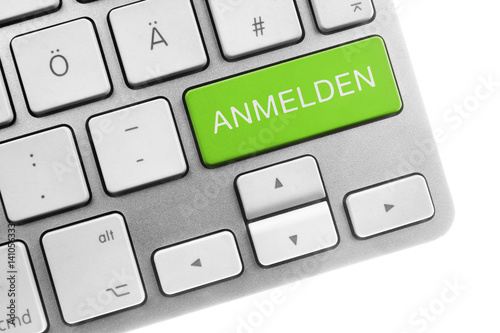 Anmelden Anmeldung Taste Tastatur Computer PC Internet