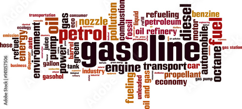 Gasoline word cloud