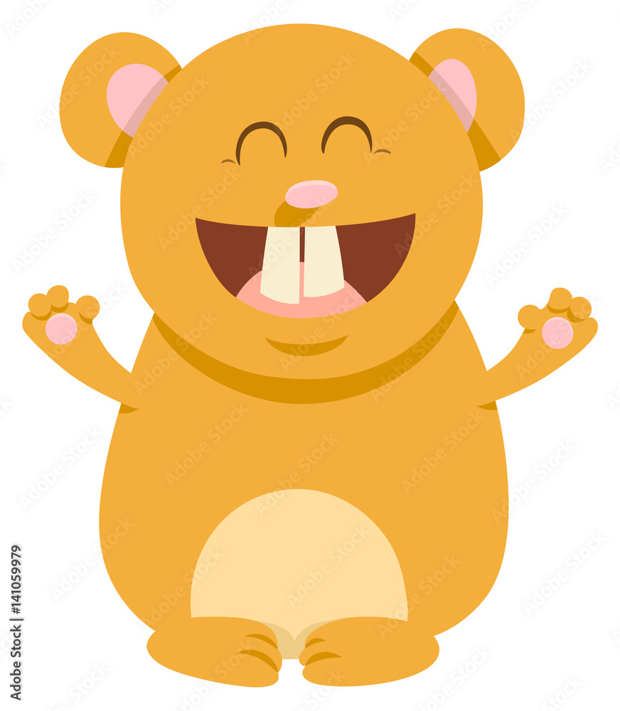 hamster cartoon animal character hamster cartoon animal character