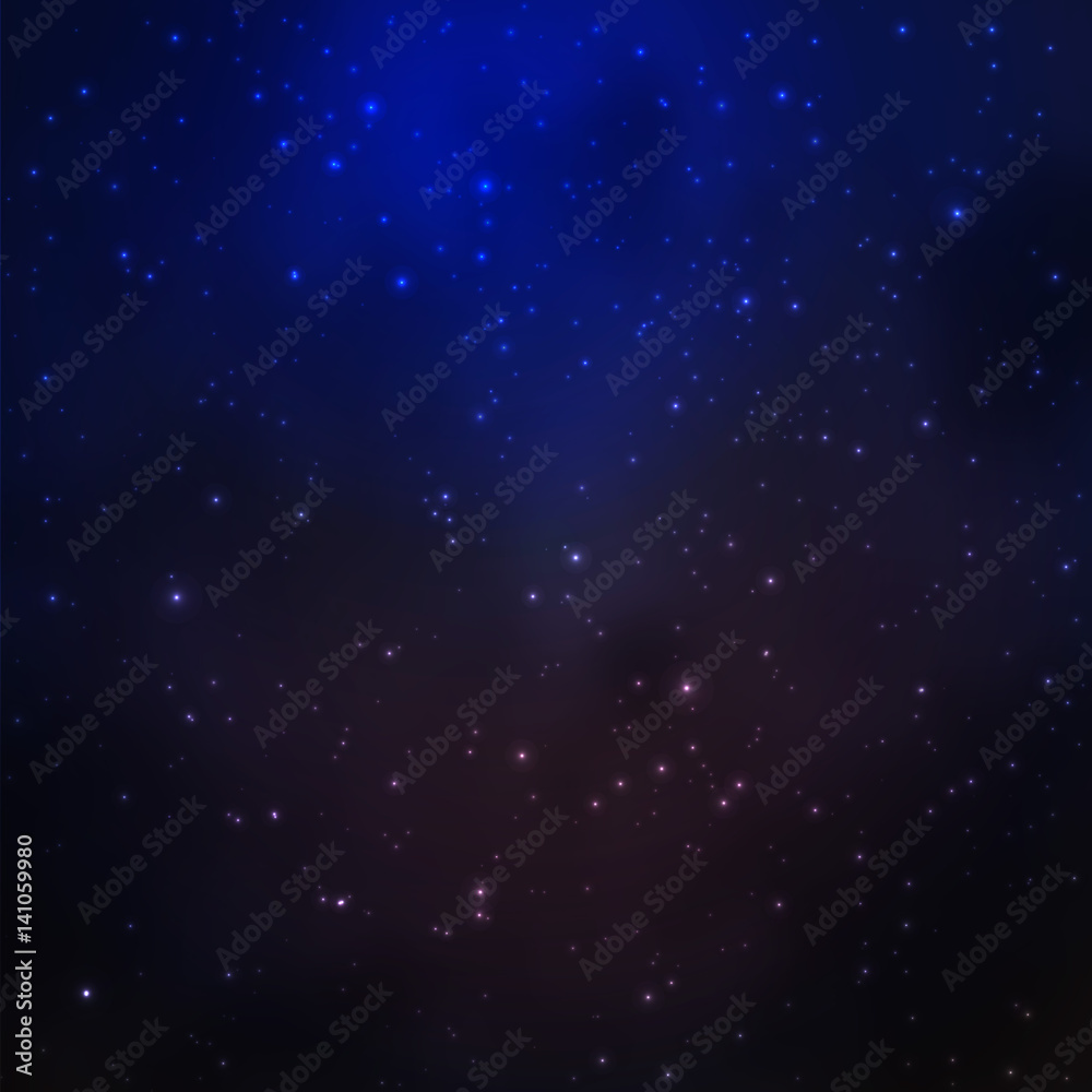 Abstract cosmos background with stars