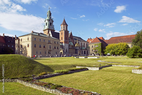 Wawel Cathedral in Krakow, Poland, Europe