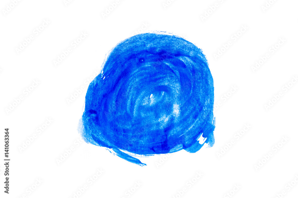 Fototapeta premium Blaues Wasserfarbenmuster