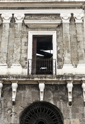 old facade,manila-philippines photo