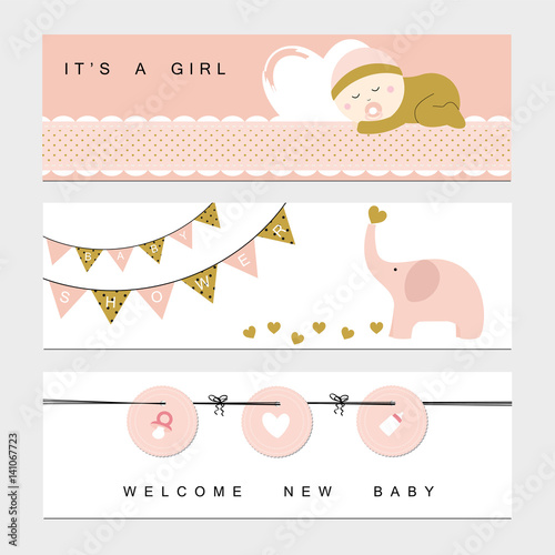 Baby shower banner