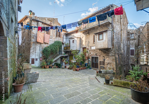 Scenic sight in Capranica, Viterbo Province, Lazio, central Italy photo