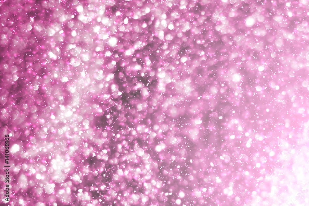 Magic festive pink or serenity background. Bokeh light and sparkles. Abstract glitter lights Magic festive pink or serenity background. Bokeh light and sparkles. Abstract glitter lights