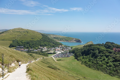 Lulworth Cove in Dorset, UK