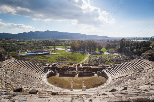 Theatre in Miletus, Turkey photo