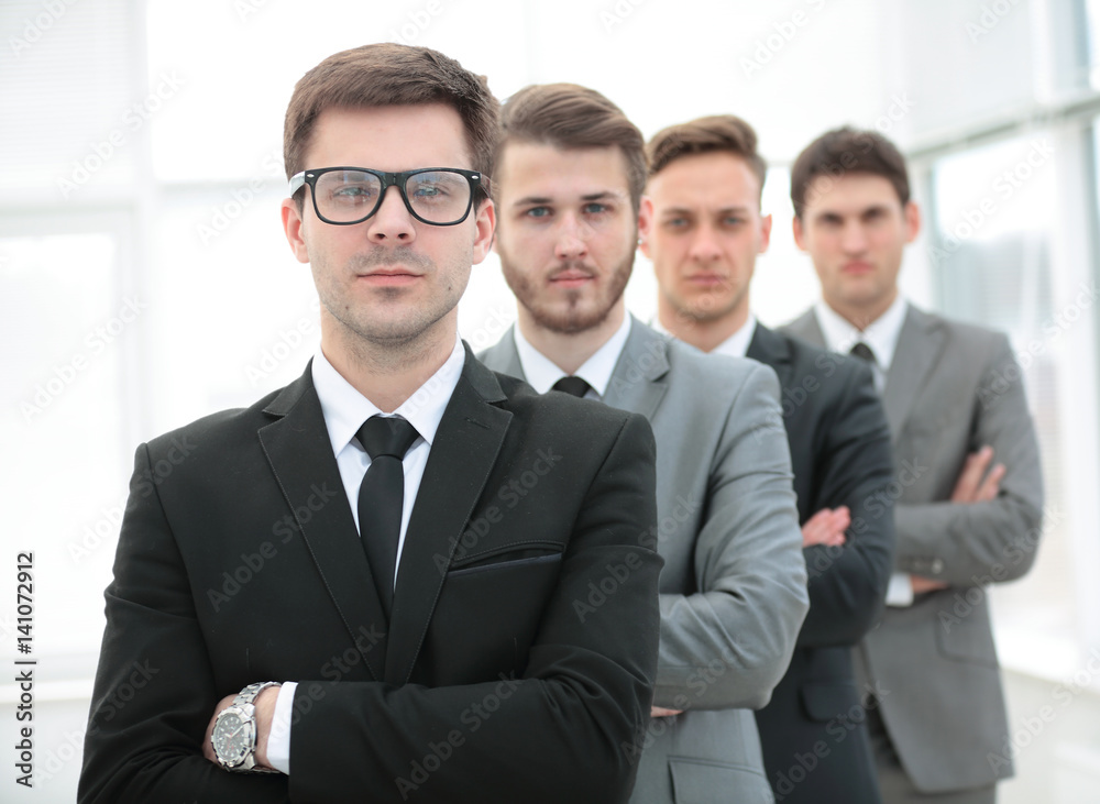 concept of the professional team:a successful business team stan concept of the professional team:a successful business team stan