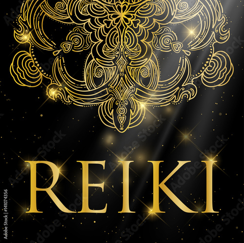 Sacred geometry. Reiki symbol.