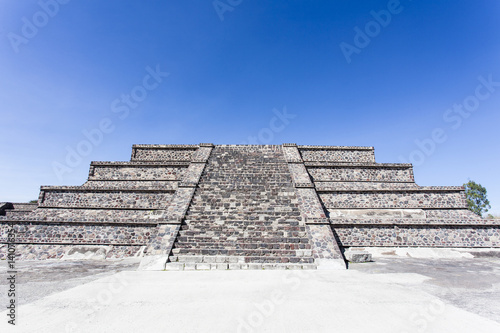 Temple at the Plaza de la Luna square in Teotihuacan, Mexico, North America