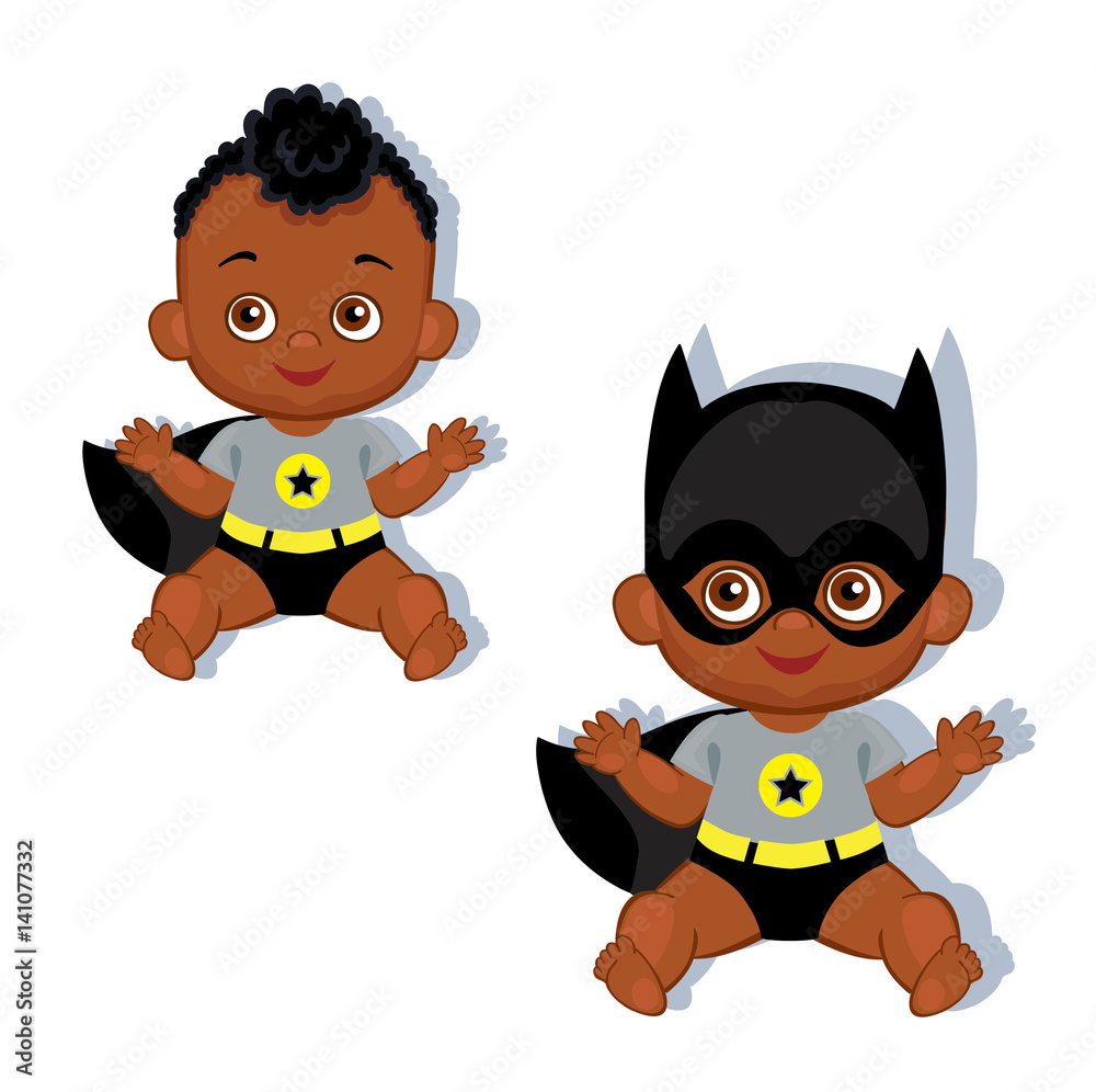 Illustration Cute Baby Boy In The Costume Of A Superhero Stock Vector illustration-cute-baby-boy-in-the-costume-of-a-superhero-stock-vector