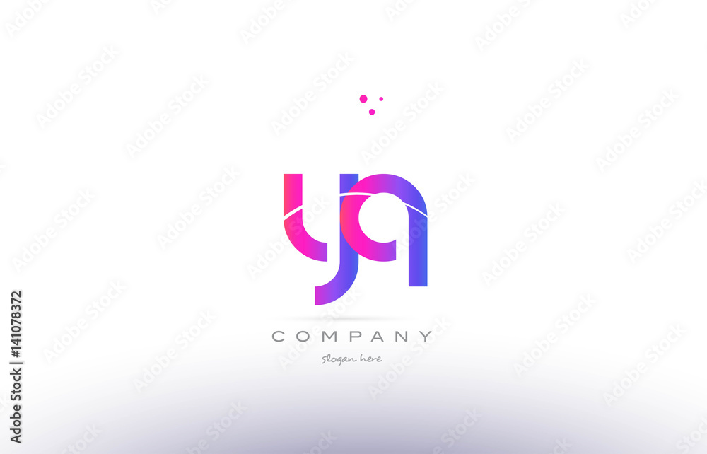 yq y q pink modern creative alphabet letter logo icon template yq y q pink modern creative alphabet letter logo icon template