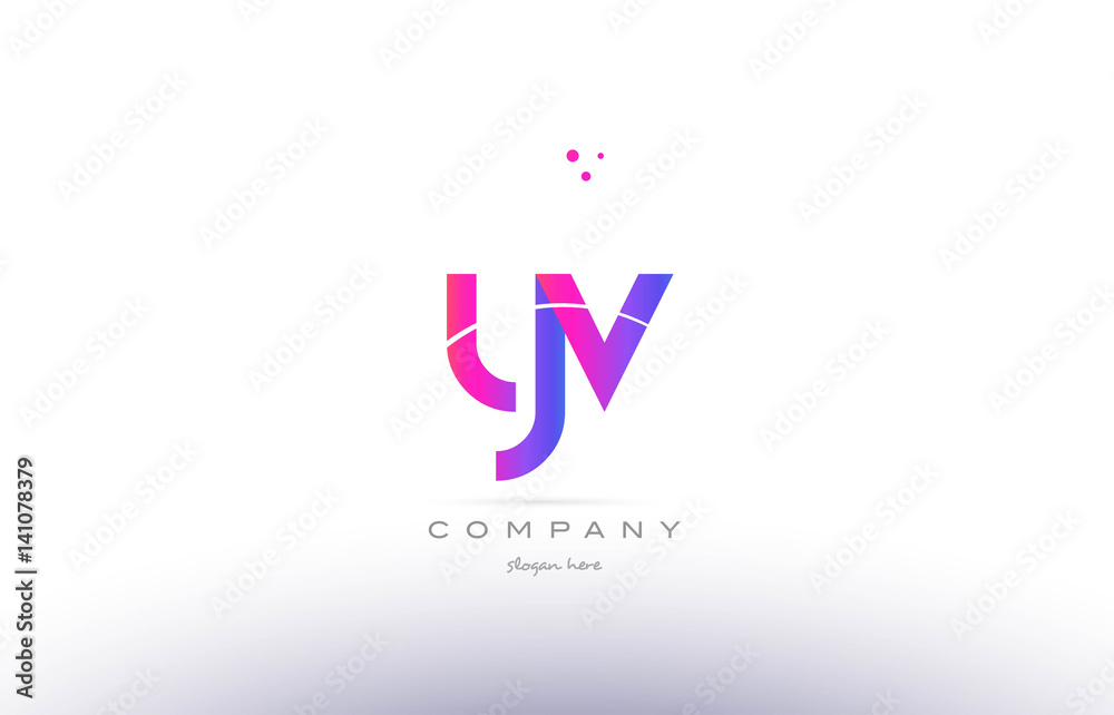 yv y v pink modern creative alphabet letter logo icon template yv y v pink modern creative alphabet letter logo icon template