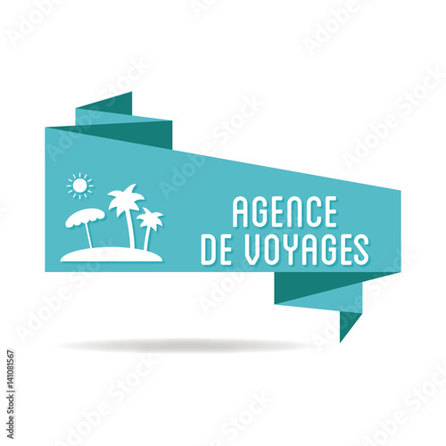 Logo agence de voyage.