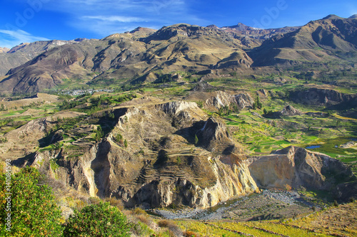 Colca Canyon in Peru photo