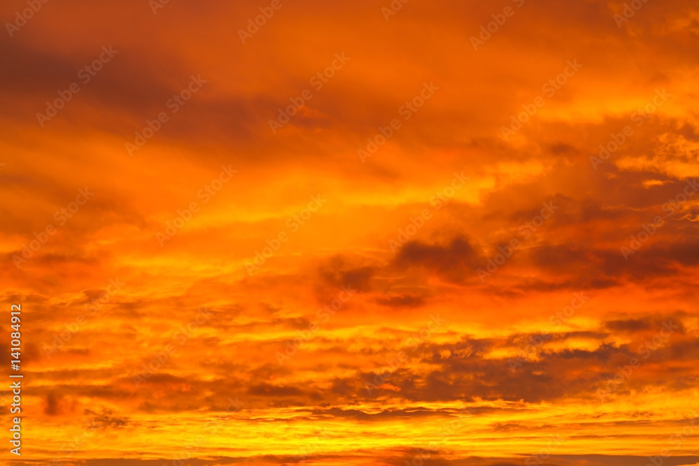 Abstract sunrise sky