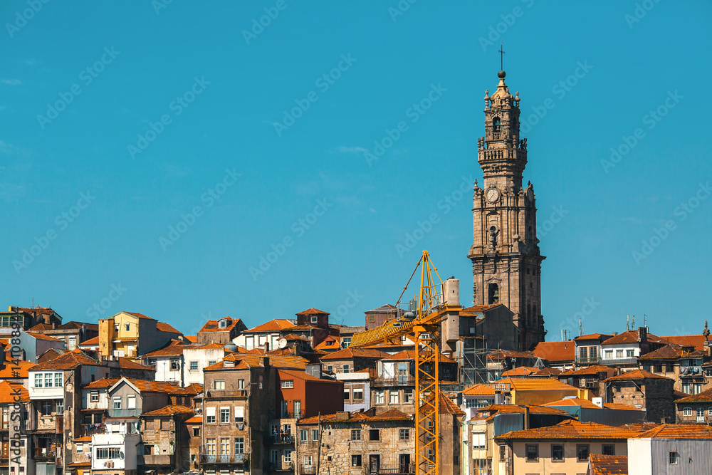 Clerigos tower at Old Porto, Portugal.