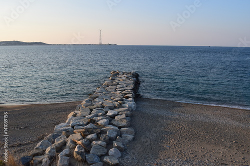 Vista Ganzirri dalla spiaggia della Costa Viola Villa San Giovanni (RC) © Giovanni Gabugliese