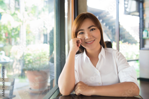 Free Download Woman take a break at coffee shop - GFXLoad