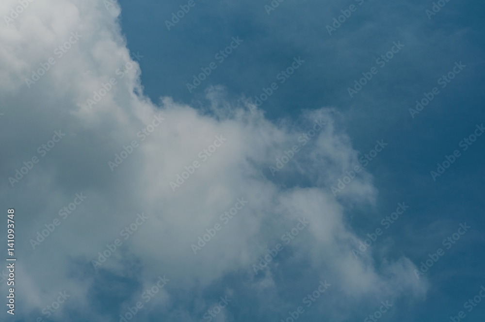 White clouds on blue sky White clouds on blue sky