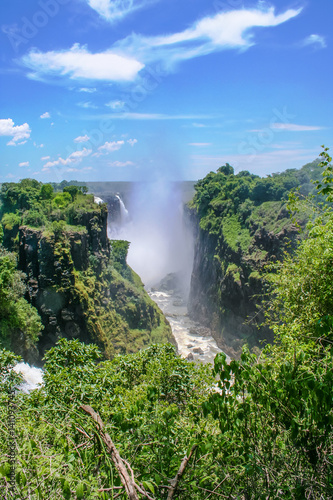 Victoria Falls at the border of Zambia and Zimbabwe