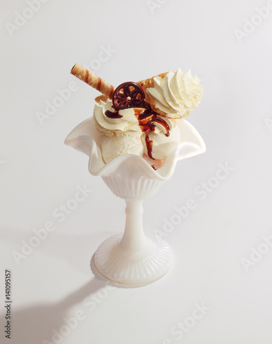 Ice cream coupe photo