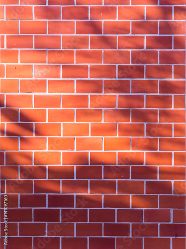Red brick wall texture background