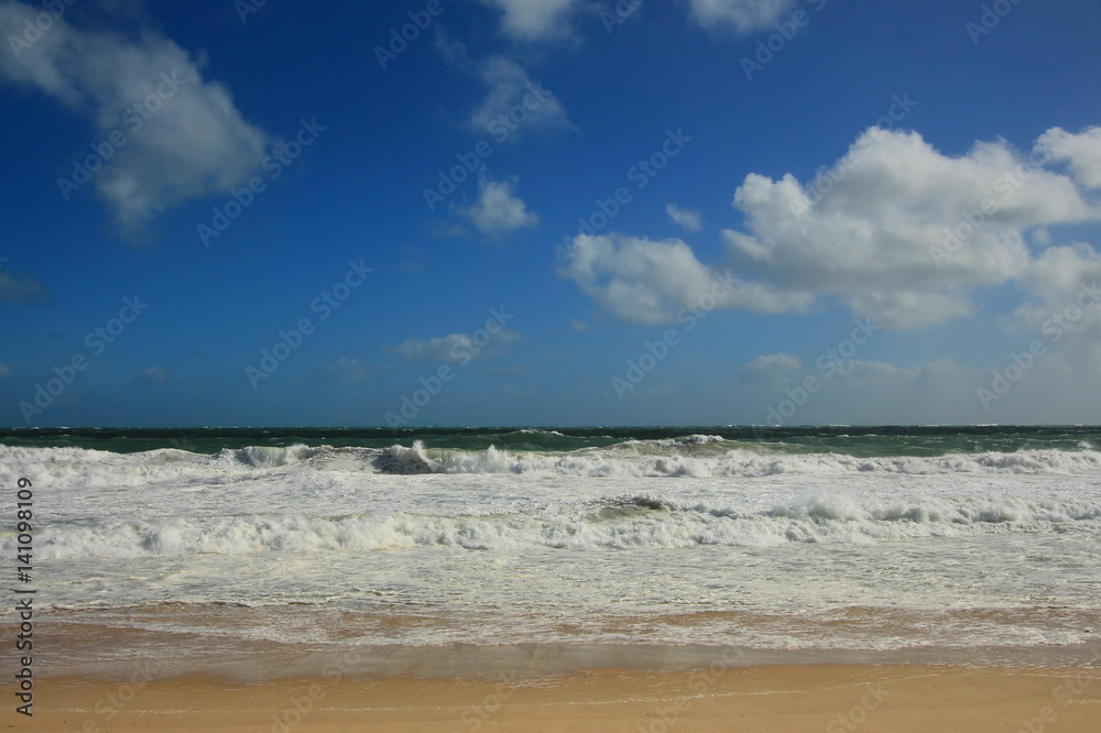 Rough Indian Ocean on Scarborough Beach, Australia Rough Indian Ocean on Scarborough Beach, Australia