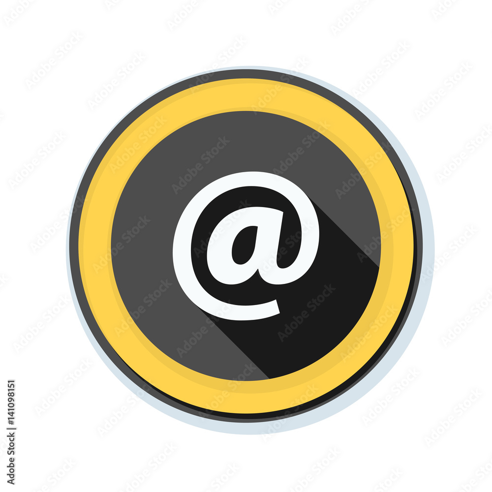 E-mail button illustration E-mail button illustration