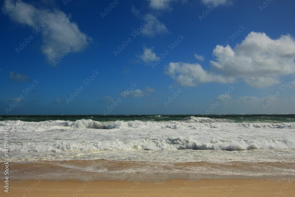Rough Indian Ocean on Scarborough Beach, Australia Rough Indian Ocean on Scarborough Beach, Australia