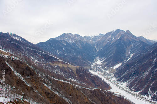 Mountains near Qabala town, Azerbaijan