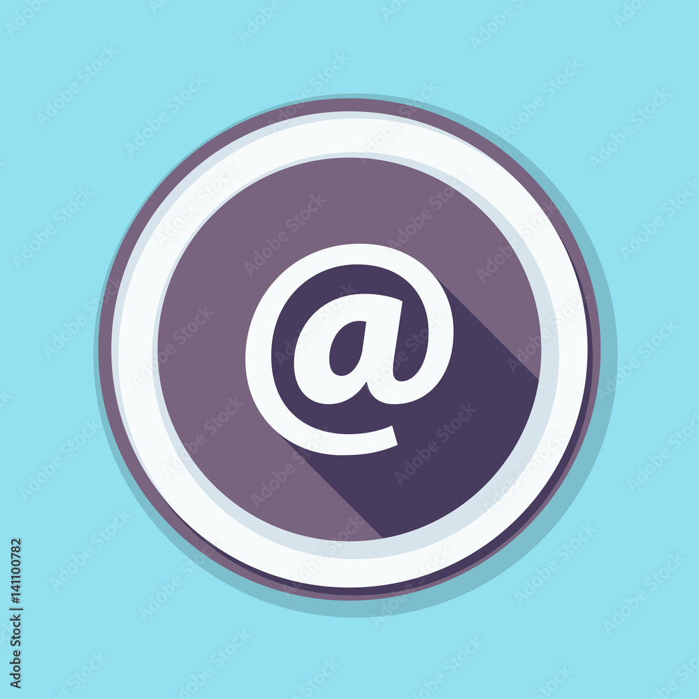 E-mail button illustration E-mail button illustration
