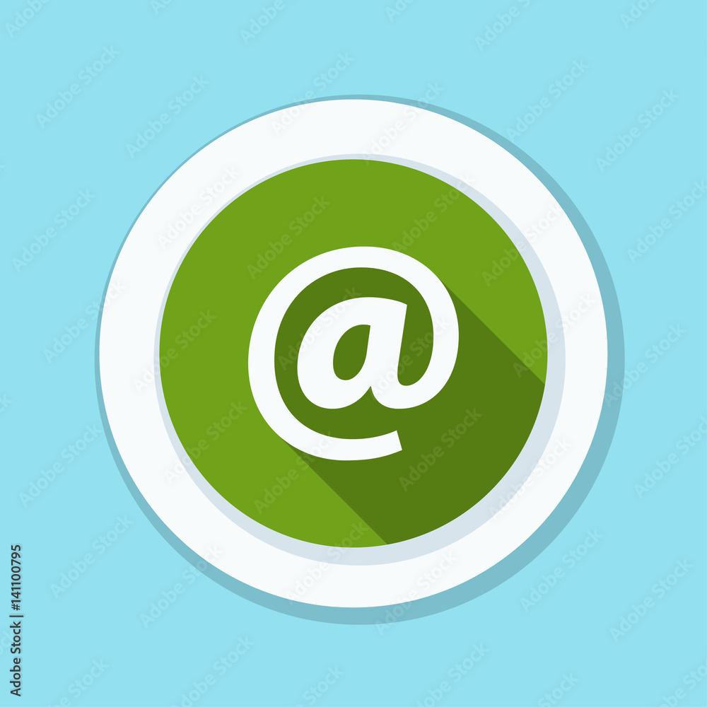 E-mail button illustration E-mail button illustration