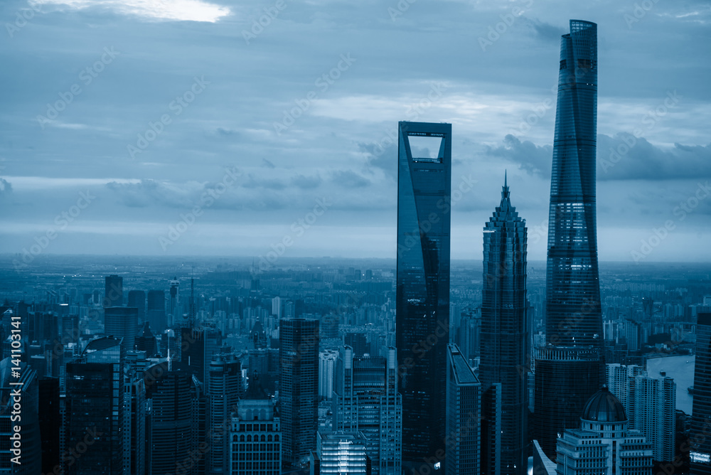 urban skyline and modern buildings,cityscape of China. urban skyline and modern buildings,cityscape of China.