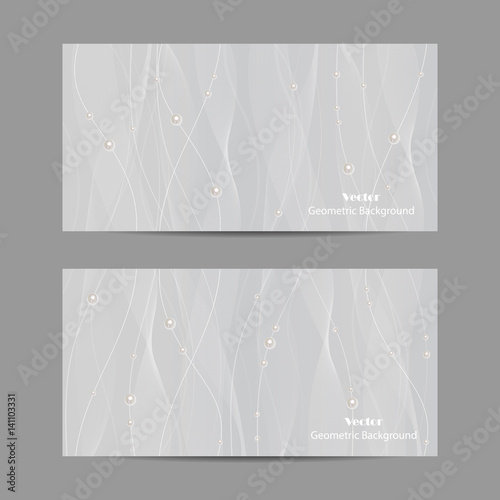 Set of horizontal banners