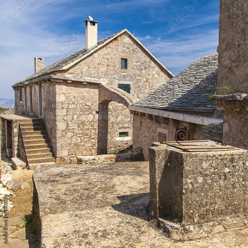 view of the village Humac on the island of Hvar