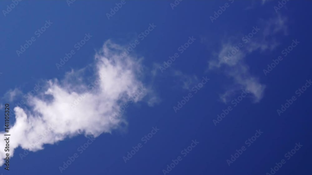 White smoke from trumpet in the sky . White smoke from trumpet in the sky .