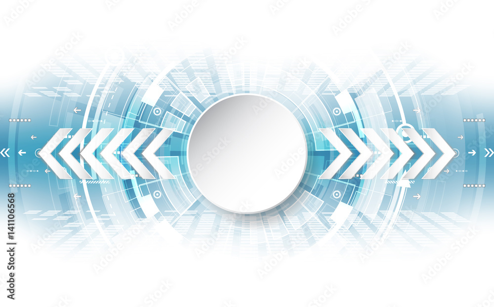 Abstract technological background concept with various technology elements. illustration Vector Abstract technological background concept with various technology elements. illustration Vector