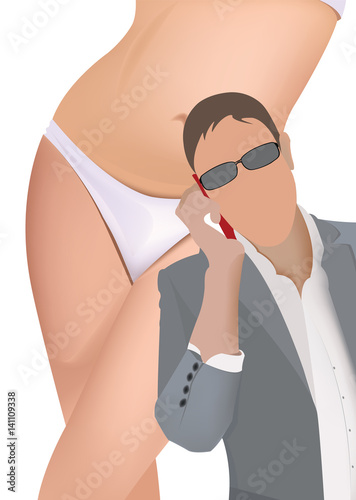 persona al telefono cellulare