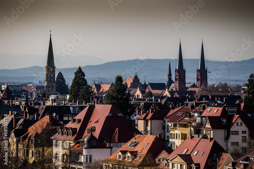 Freiburg Im Breisgau City Skyline Altstadt photo