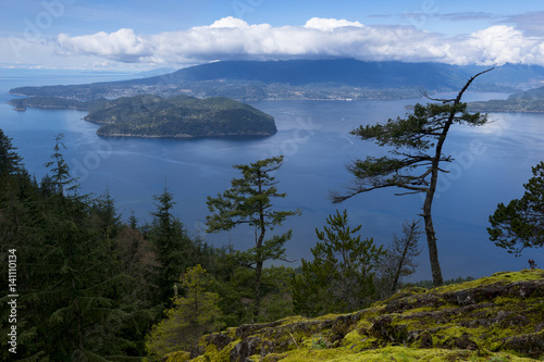 Lighthouse Cape Roger Curtis Howe Sound Pacific North West British Columbia Canada