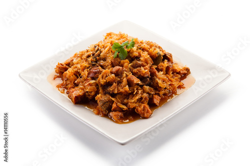 Goulash - meat and cabbage
