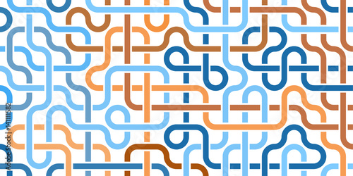Pipeline grid. Abstract geometric design of tubes. industrial background. Architectural metal structure. Vector geometric pattern. Modern texture pattern EPS10