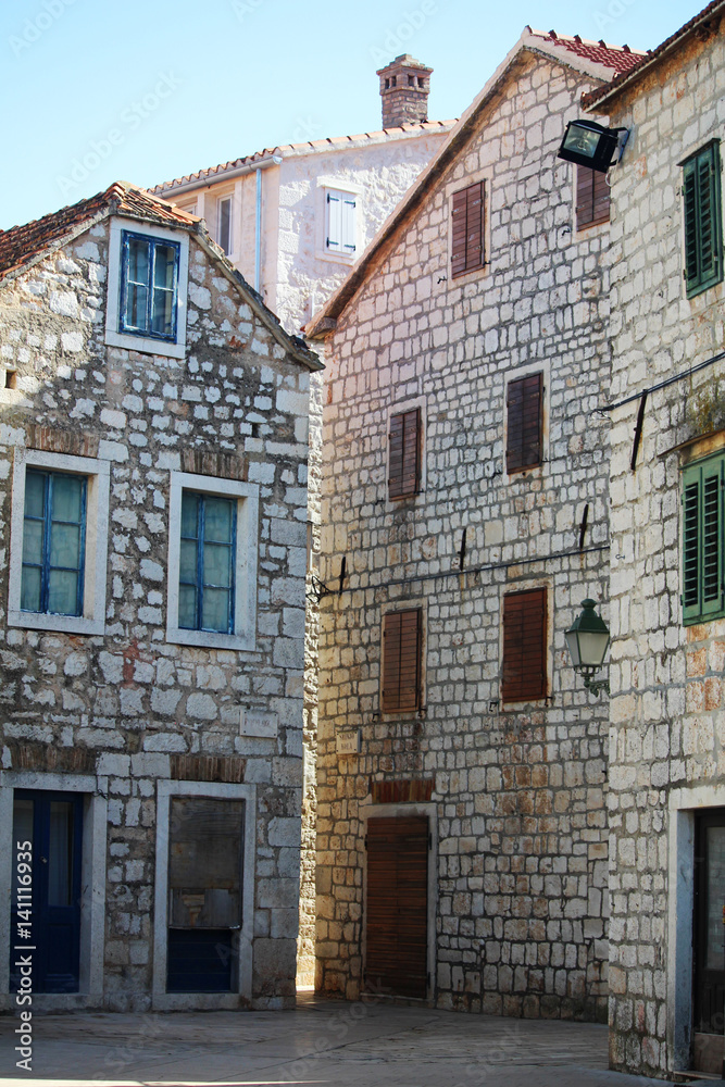 Old Town in Stari Grad, Croatia